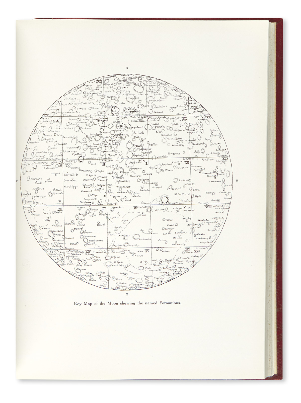 GOODACRE, WALTER. The Moon with a Description of its Surface Formations.  Fully illustrated by the Authors Revised Map.  1931